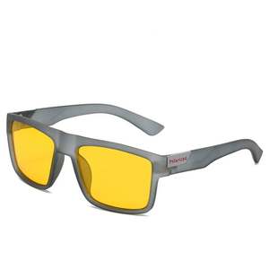Lunettes de soleil polarisées carrées pour hommes, avec logo personnalisé, style classique, pour sports de plein air, protection UV400, vision nocturne, pêche - Product Image 6