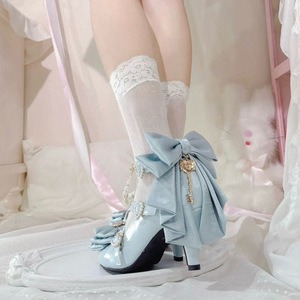 Zapatos Lolita para aumentar la altura, nuevos zapatos de cuero con superficie de tela, estilo princesa Wasteland, para la vuelta al colegio, zapatos de otoño para mujer - Product Image 1