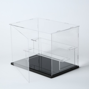 Factory Clear Acrylic Display Box Transparent display shelves are placed inside for model display box