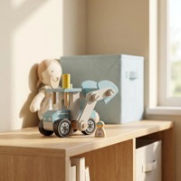 Juguete de Madera de Simulación de Coche de Ingeniería, Vehículo de Juego para Niños de 0 a 6 Años, Unisex, Regalo de Cumpleaños Perfecto, Personalizable