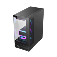 Boîtier d'ordinateur AntarcChill Full View 360MM E-ATX, boîtier PC OEM LOGO, boîtier de jeu avec panneau latéral en verre