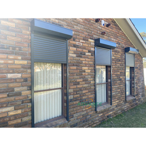 Windproof cách điện bên ngoài tự động điện nhôm cửa sổ con lăn màn trập cửa sổ - Product Image 5