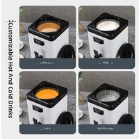 Ember Susu Teh Kotak Stainless Steel Terisolasi dengan Termometer Digital, Dispenser Minuman Komersial Besar 8L/10L/12L untuk Teh Susu