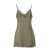 Robe slip en satin de luxe Robes et jupes grande taille Chemise de nuit pour femmes Robe slip en dentelle Babydoll