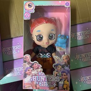 폭발적인 인기 크로스보더 10인치 K- 마녀 사냥단 PVC 5D 눈 음악 미니 타이거 타이드 플레이 인형 6 - Product Image 6