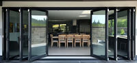 JUNYAO Direct usine Charnière réversible profilé large empilable mat AS2047 CE NFRC pour projets commerciaux