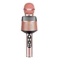 Rgb Licht Draadloze Karaoke Microfoon Met Luidspreker Draagbare Handheld Karaoke Speler Voor Home Party Ktv Muziek Zingen Spelen