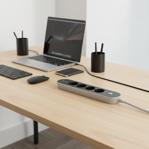 Regletas de Enchufes con Tres Puertos USB y Tipo C, Regletas de Enchufes Más Vendidas con Cable de 3*1.0mm2 - Product Image 2