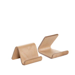 Support de téléphone en bois de style vintage, nouveau design, cadeau d'affaires, organisateur de bureau, type sur pied, installation simple, portable - Product Image 1