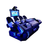 Simulateur de mouvement électrique immersive JoyGravity, 4 sièges, cinéma VR 9D