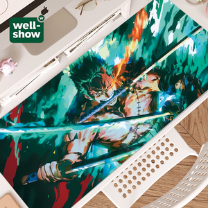 Luffy Anime Chuột chơi game <span class=keywords><strong>pad</strong></span> bàn phím Bàn mat chống trượt cơ sở cao su lớn Mousepad cho máy tính văn phòng nhà - Product Image 5