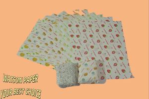 Customized Environmentally Friendly Biodegradable Disposable Hamburger Wrapping <b>Paper</b> Virgin Pulp Oil Grease Resistant Food - Product Image 5