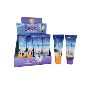 Spf 90 tabir surya krim matahari, Losion layar pelindung Vitamin E pelembab pemutih organik