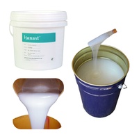 Caoutchouc de silicone liquide RTV Hanast, dureté 25 Shore, pour moules de pierres culturelles et de béton, qualité industrielle, forte résistance à la traction