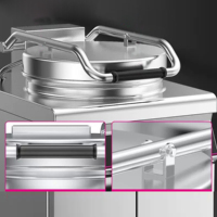 Crêpière Électrique Commerciale Professionnelle à Chauffage Double Face Entièrement Automatique 5kW avec Plaque Antiadhésive – Vente Directe Usine
