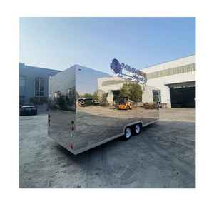 HANYI Remorque alimentaire électrique <span class=keywords><strong>mobile</strong></span> de 10 pieds, Food Truck avec <span class=keywords><strong>cuisine</strong></span> complète, pour hot-dogs, pizzas, double évier, idéal pour la restauration événementielle - Product Image 6