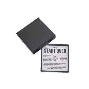 Collier Pendentif Classique Personnalisé en Cuivre Creux, Technique de Coulée, Zircon Blanc, Boîte Cadeau, Carte Message, Bijou Nouveauté, Cadeau - Product Image 6