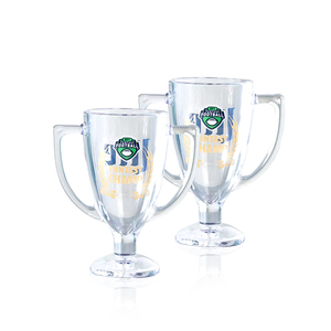 Trofeo de Vidrio Personalizado con Doble Asa, Copa de <span class=keywords><strong>Cerveza</strong></span> Creativa para Festival de <span class=keywords><strong>Cerveza</strong></span>, Logotipo de Fútbol, Modelo 450, Hecho en China - Product Image 6