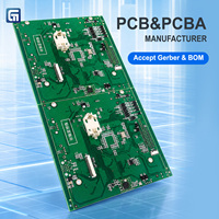 Placa Base PCBA de Alta Densidad con Máscara de Soldadura Verde, Ensamblaje SMT, Compatible con Archivo Gerber, Lista BOM, Servicio de Prototipos y Producción en Masa