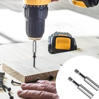 60mm 1/4in tige hexagonale tournevis magnétique tige d'extension barres support adaptateur de foret électrique changement rapide pièces d'outils à main