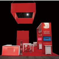 Stand de Exhibición Portátil para Ferias Comerciales, Fácil de Instalar, Modular, con Fondo de Tela Impreso Personalizado