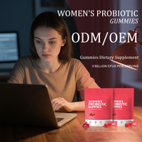 Gummies Probiotiques Vitaminées à Prix de Gros, 5 Milliards d'UFC, Saveur Canneberge, Véganes, Soutien Santé Intestinale Féminine Adulte, 2 par Portion