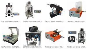 La petite découpeuse STX-202A de fil de diamant est utilisée pour la coupe de précision des échantillons matériels fragiles - Product Image 5