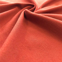 Tissu en maille interlock 49% coton Supima, 48,5% coton biologique, 2,5% élasthanne, marque OEM, certifié GOTS, OEKO-TEX pour vêtements sur mesure