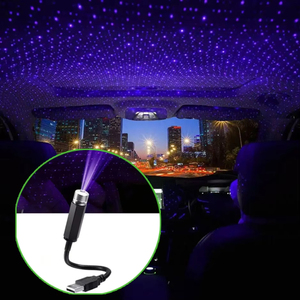 ไฟโปรเจคเตอร์ LED สร้างบรรยากาศดวงดาวในรถยนต์ แสงเลเซอร์สีม่วงแดง 3W/5W สำหรับตกแต่งภายในรถยนต์ - Product Image 6