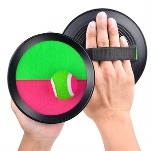 Perfect Soft Toy Beach Playground Sets Plastic Racket For Toss And Catch Fastener <strong>Ball</strong> For Outside <strong>Games</strong> - Product Image 2
