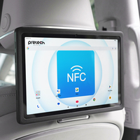 Tableta Android NFC de 12 Pulgadas RSE, Antivibración, con SIM, para Coche, Soporte para Vehículo, PC con Amplio Rango de Voltaje y Cámara IR