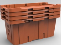 Apicultura comercial Pro Nuc 5 Caja de Marco con tapa de bloqueo Transporte de abejas Colmenas