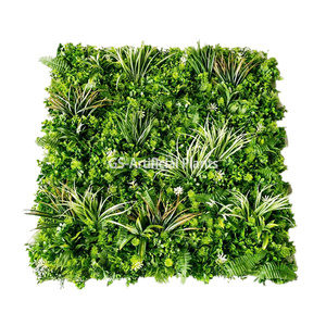 Nieuwe Mode Milieuvriendelijke Plastic Landschap Indoor Decoratie Vlamvertragend Grade Plant Muur Kunstmatige Gras - Product Image 3