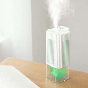 Humidificateur d'air portable de bureau intelligent à faible bruit sans boutons à anneau de traction USB à brume d'eau blanche Humidificateur ultrasonique neutre - Product Image 5