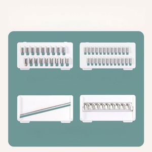 Hachoir à légumes multifonctionnel manuel en acier inoxydable vert avec panier de drainage – Prix usine - Product Image 3