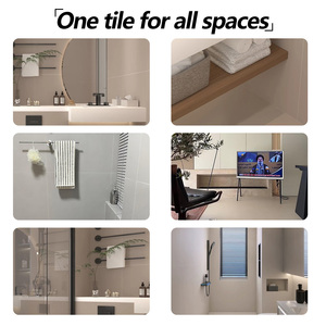 Piastrelle in Ceramica Opaca Monocolore 300x600 Spessore 8,5mm Antiscivolo Stile Minimalista Nero Bianco Grigio per Cucina Bagno Hotel - Product Image 4