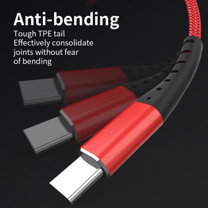 Câble <span class=keywords><strong>de</strong></span> charge pour téléphone portable et ordinateur Appacs 5V 3A en cuivre pur, tête <span class=keywords><strong>de</strong></span> protection à longue queue, 1 m - Product Image 4