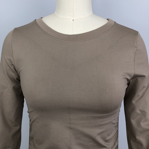 3 in 1 supporto di maternità shapewear comfort senza soluzione di continuità controllo delle donne dopo il parto increspato abito lisciante corpo shaper lungo - Product Image 4