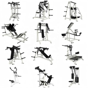 Máquina de ejercicio de gimnasio Unisex de entrenamiento de fuerza comercial, prensa de piernas lineal cargada con placa para ejercicios musculares de cadera y pierna - Product Image 6