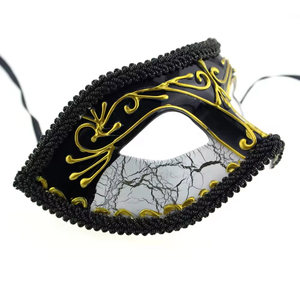 Masque de mascarade pour hommes carnaval vénitien rétro costume de bal Mardi Gras masques de fête vintage vente en gros - Product Image 2