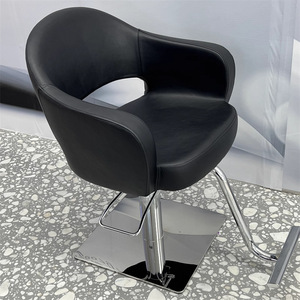 Silla de Barbería de Estilo Simple, Nueva, en Oferta, para Salón de Belleza, con Reposapiés Ajustable y Base Redonda - Product Image 5