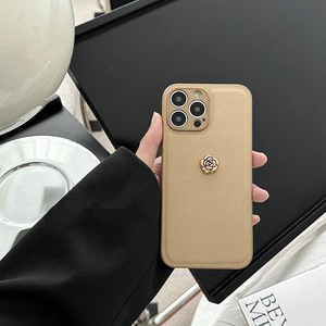 เคสโทรศัพท์หนังเทียมลายดอกคามีเลียลิ้นจี่ยอดนิยมสำหรับ iPhone 15 <span class=keywords><strong>14</strong></span> 13 <span class=keywords><strong>PRO</strong></span> <span class=keywords><strong>MAX</strong></span> - Product Image 3