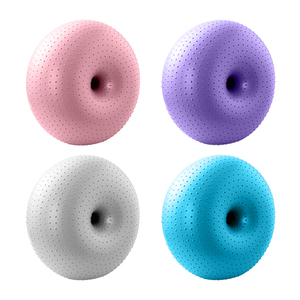 Vente en gros de petite balle de <span class=keywords><strong>yoga</strong></span> Pilates beignet rose bleu équilibre lisse exercice de bureau pour enfants balles de <span class=keywords><strong>yoga</strong></span> de sport de gymnastique - Product Image 5