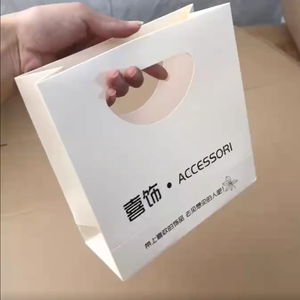 High Quality Eco-Friendly Luxury Kraft <strong>Paper</strong> Gift <strong>Bag</strong> Hand-Cut Design Custom <strong>Logo</strong> Wholesale Shipping - Product Image 2