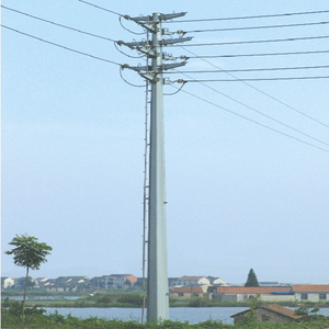 Poste de metal de acero galvanizado caliente de 3-15m <span class=keywords><strong>para</strong></span> Línea de Transmisión Eléctrica poste de acero - Product Image 2