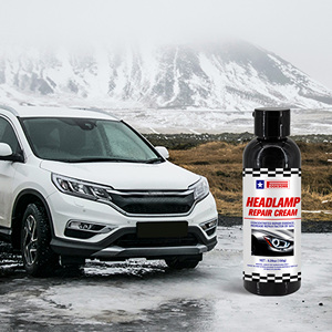 Crème de réparation de phares AKSGRP 150g, Rénovateur de lentilles de phares, Bouteille blanche, <span class=keywords><strong>Feux</strong></span> de <span class=keywords><strong>voiture</strong></span>, Modèle avec une durée de vie d'un an - Product Image 5