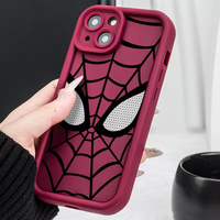 Coque de téléphone en TPU personnalisée avec logo photo, motif super-héros de dessin animé, anti-chute, pour iPhone 17 16 15 14 13 12 11 Pro Max Plus