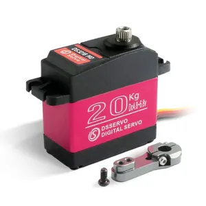 Servo Digital DS3218 PRO 20KG, Resistente al Agua, Alta Velocidad, 180/270 Grados, Brazo Metálico, para Autos RC 1/8 1/10, Hecho de Plástico, Molde Privado - Product Image 4