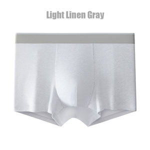 Fabricant de sous-vêtements en soie glacée de couleur unie sans couture pour garçons hommes été boxer slips jeunesse couleur unie sous-vêtements respirants - Product Image 5