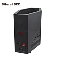 SITERUI STR-G-03 SFX RGB LED Silk Flame Light avec télécommande DMX LCD 180W, machine à feu à paillettes, hauteur 1,5m pour spectacles DJ et bars